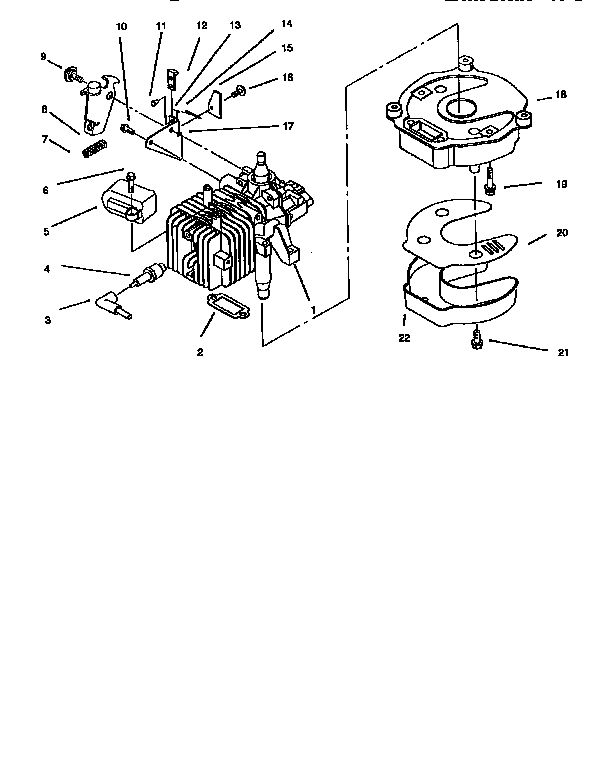 Engine Assembly 3 Diagram and Parts List for 10301 590001-5999999 Lawn Boy Lawn Mower